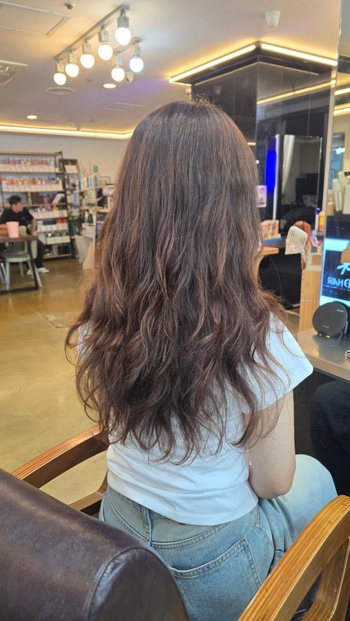 선희 실장이 시술한 루미 레이어드펌
